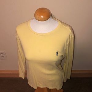 Yellow Polo Long sleeve